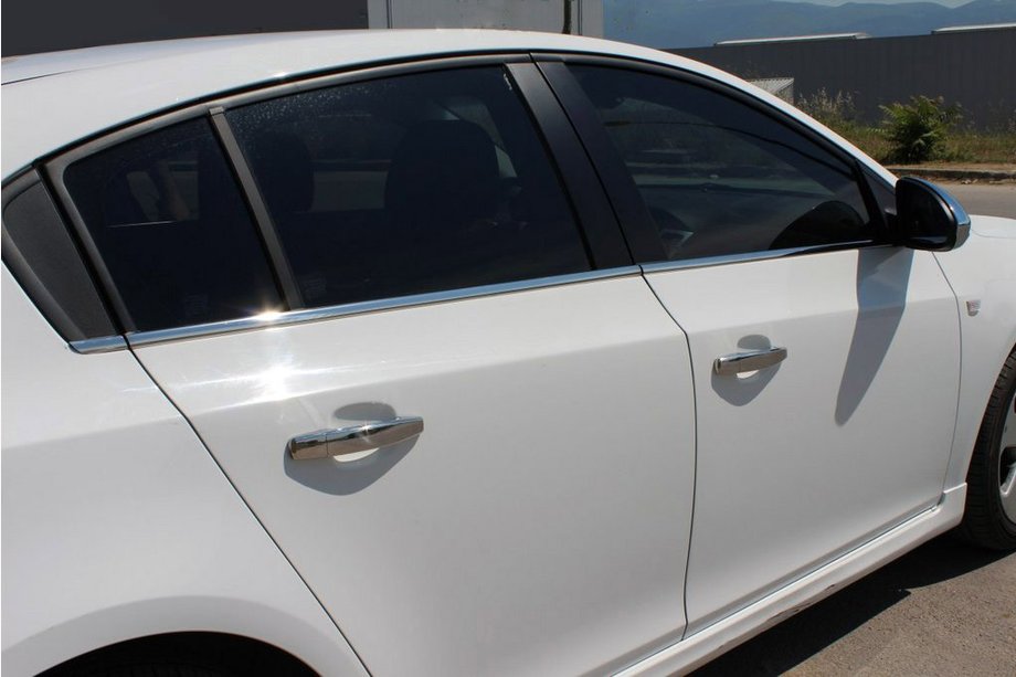 Chevrolet Cruze 2009–2015 Vindueslister i rustfrit stål HB, Carmos - tyrkisk stål Image