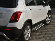 Chevrolet Trailblazer 2012–2019 Sidetrin Allmond Grey (2 stk., aluminium) foto 3