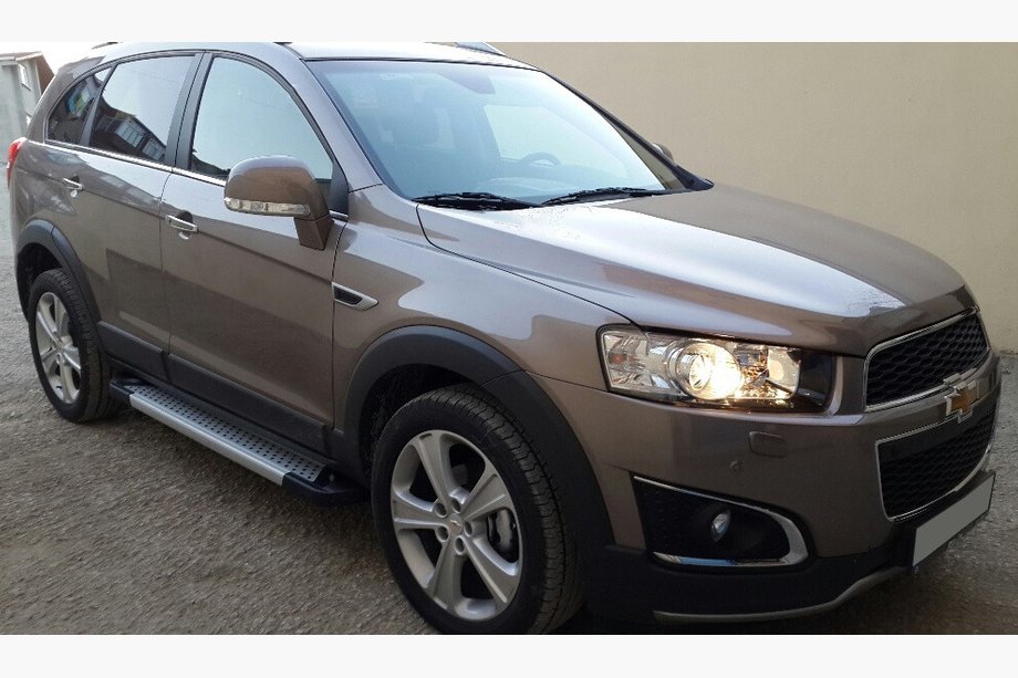 Chevrolet Captiva 2006–2019 Sidetrin Allmond Grey (2 stk., aluminium) 2016-2019 Image