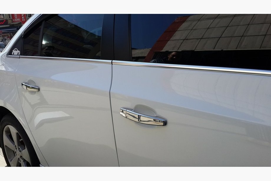 Chevrolet Cruze 2009–2015 Vindueslister i rustfrit stål Sedan, OmsaLine - Italiensk rustfrit stål Foto 3
