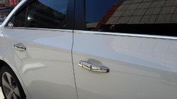 Chevrolet Cruze 2009–2015 Vindueslister i rustfrit stål HB, Carmos - tyrkisk stål foto 3