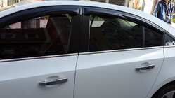 Chevrolet Cruze 2009–2015 Vindueslister i rustfrit stål HB, Carmos - tyrkisk stål foto 4