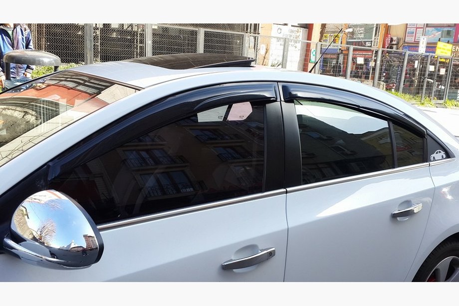 Chevrolet Cruze 2009–2015 Vindueslister i rustfrit stål Sedan, OmsaLine - Italiensk rustfrit stål Foto 2