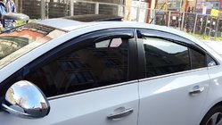 Chevrolet Cruze 2009–2015 Vindueslister i rustfrit stål HB, Carmos - tyrkisk stål foto 2