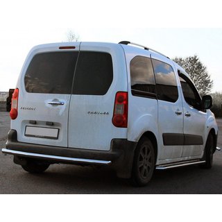 Bageste beskyttelsesbøjle AK002 (rustfrit stål) Peugeot Partner Tepee 2008–2018 foto 1