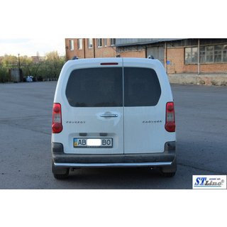 Bageste beskyttelsesbøjle AK002 (rustfrit stål) Peugeot Partner Tepee 2008–2018 foto 2