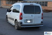 Peugeot Partner Tepee 2008–2018 Bageste beskyttelsesbøjle AK002 (rustfrit stål) foto 3