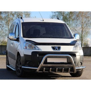 Bullbar WT003-Plus (rustfrit stål) Citroen Berlingo 2008–2018 foto 1