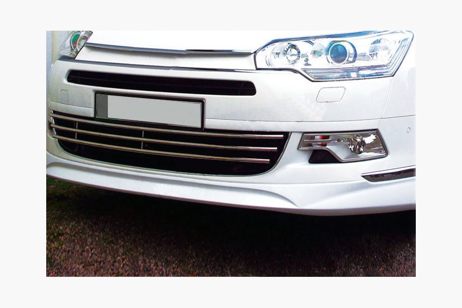 Citroen C-5 2008–2017 Kromafdækninger til kofangergrill (5 stk., rustfrit stål) Image