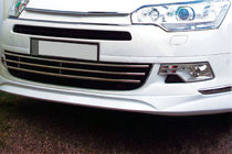 Citroen C-5 2008–2017 Kromafdækninger til kofangergrill (5 stk., rustfrit stål) foto 1