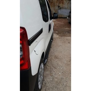 Sidetrin Mostu Black (2 stk., aluminiumsprofil) Peugeot Bipper 2008–2017 foto 3