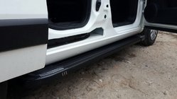 Citroen Nemo 2007–2017 Sidetrin Rainbow Black (2 stk., aluminiumsprofil) foto 7