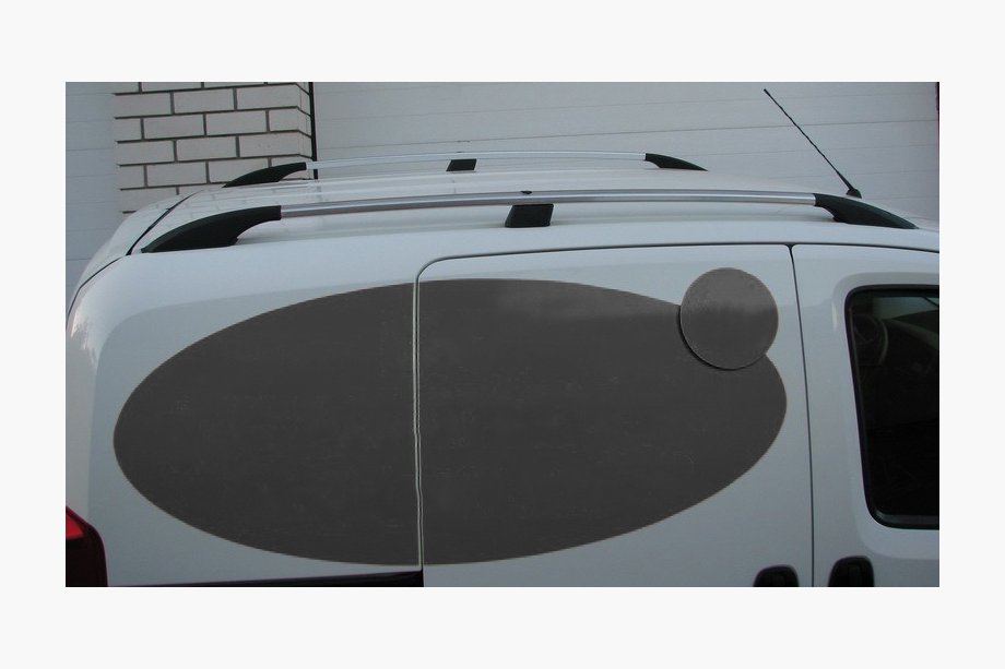 Fiat Fiorino/Qubo 2008–2024 Tagrælinger i krom Metalfødder Image