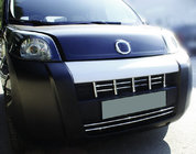 Peugeot Bipper 2008–2017 Grillafdækning i rustfrit stål (15 dele) Carmos - Tyrkisk stål foto 1