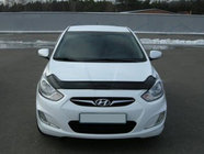 Hyundai Accent 2011–2017 Motorhjelmsdeflektor Fly foto 1