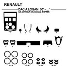 Dacia Logan I 2005–2008 Instrumentbrætbeklædning til bilen (Hartman, Tyskland) foto 1