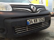 Renault Kangoo 2008–2020 Hel grillindsats til kofanger (rustfrit stål) foto 3