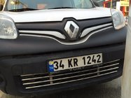 Renault Kangoo 2008–2020 Hel grillindsats til kofanger (rustfrit stål) foto 7