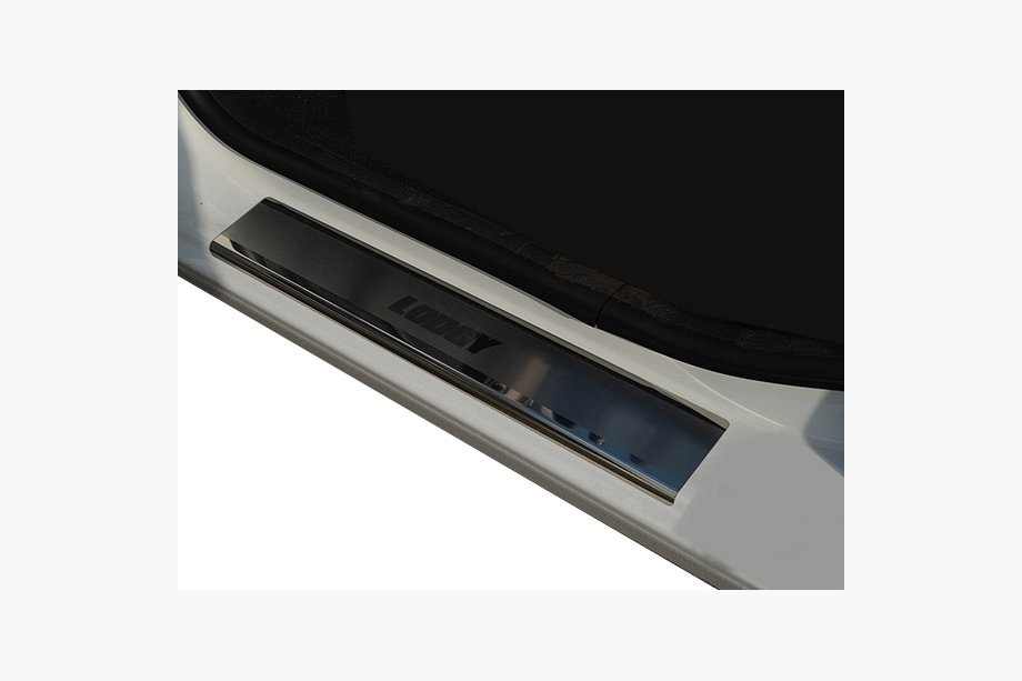 Renault Lodgy 2013–2022 Dørtrinslister Nathaniko (4 stk., rustfrit stål) Premium - 3M tape, 0,8 mm Image