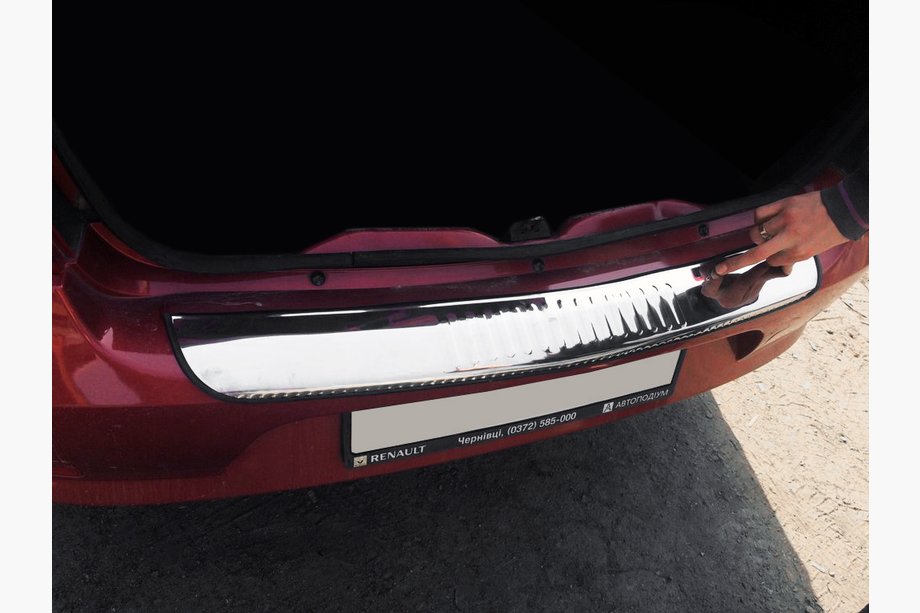 Renault Logan I 2008–2013 Bagkofangerbeskytter Carmos (rustfrit stål) Image