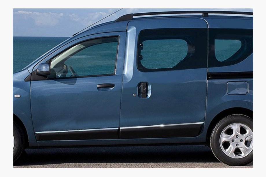 Dacia Dokker 2013–2022 Dørlister (4 stk., rustfrit stål) Image