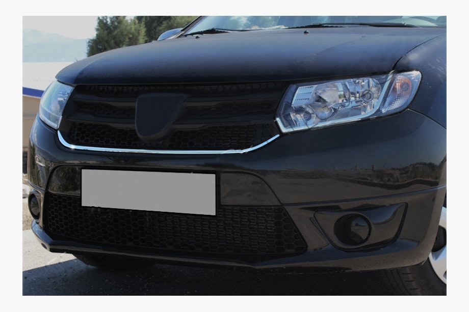 Renault Sandero 2013–2022 Grillbeklædning (rustfrit stål) Image