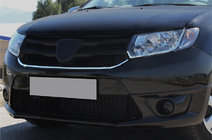 Renault Sandero 2013–2022 Grillbeklædning (rustfrit stål) foto 1