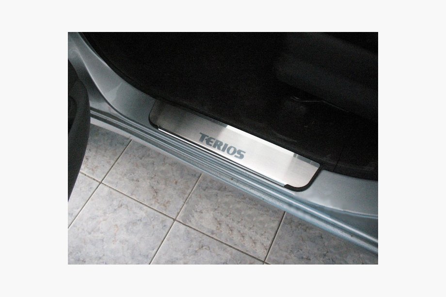 Daihatsu Terios 2006–2017 Dørtrinslister Natanika Premium (4 stk., rustfrit stål) Image