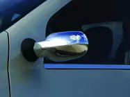 Dacia Logan I 2005–2008 Komplette krom spejlkåber (2 stk.) foto 5
