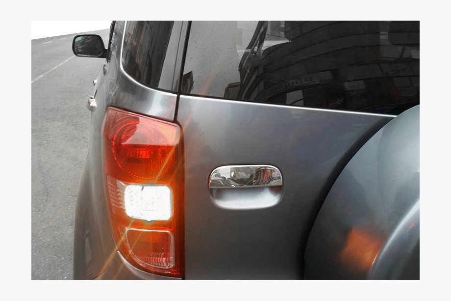 Daihatsu Terios 2006–2017 Kromafdækning til bagklapåbningshåndtag (rustfrit stål) Image