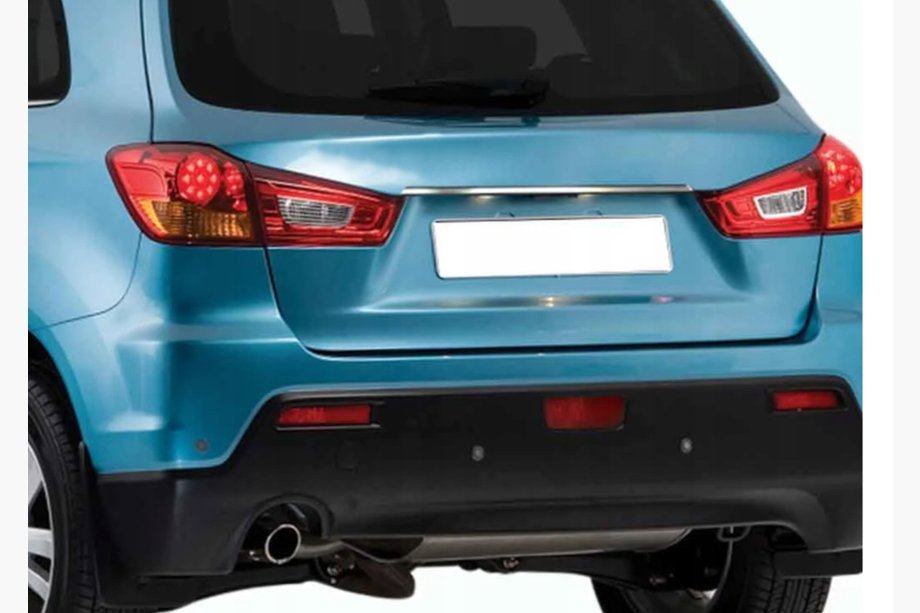 Mitsubishi ASX 2010–2023 Kromliste over nummerpladen (rustfrit stål) Image