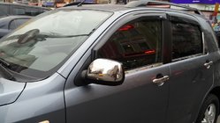Daihatsu Terios 2006–2017 Spejlkåber til sidespejle (2 stk., rustfrit stål) foto 5