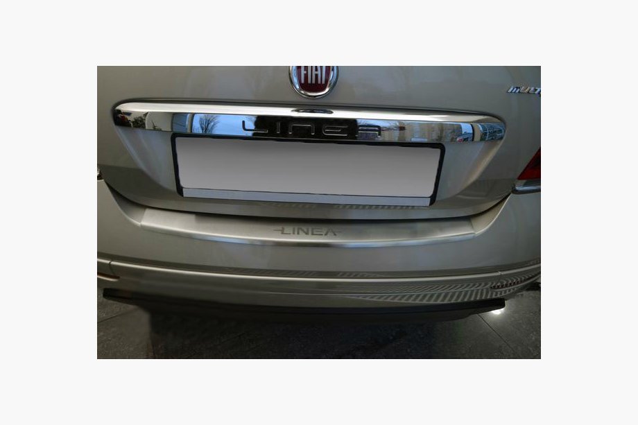 Fiat Punto Grande/EVO 2006–2018 Bagkofangerbeskytter med ombuk, Натанико (2011+, rustfri stål) Image