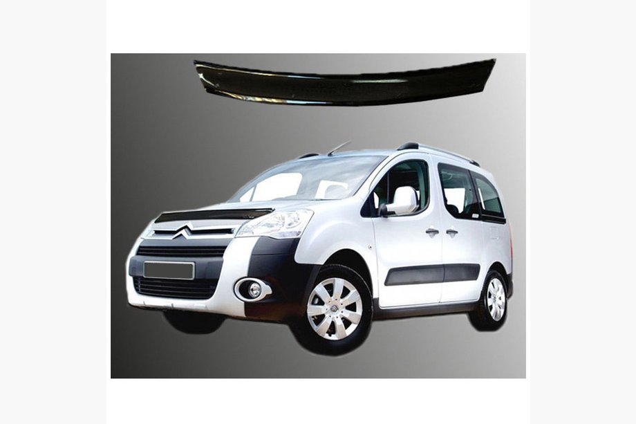 Citroen Berlingo 2008–2018 Motorhjelmsdeflektor (EuroCap, kort) Image