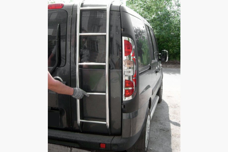 Fiat Doblo I 2001–2005 Sidetrin (rustfrit stål) Image