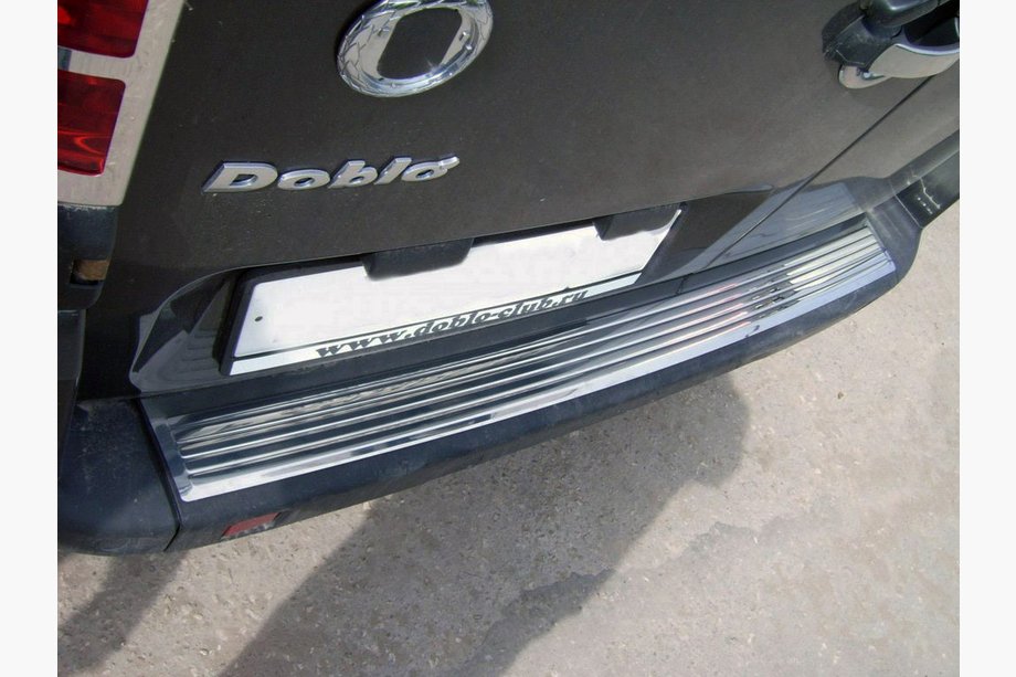 Fiat Doblo I 2001–2005 OmsaLine bagkofangerbeskytter i rustfrit stål Blank Image