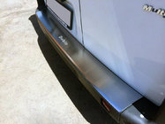 Fiat Doblo II 2010–2022 Bagkofangerbeskytter med ombukkant NataNika (rustfrit stål) foto 1