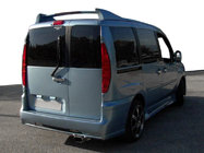 Fiat Doblo I 2001–2005 Tagrælinger med spoiler HRV-type (til lakering) foto 1