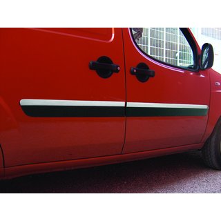 Dørlister, smal model (4 stk., rustfrit stål) Fiat Doblo I 2005–2010 foto 3