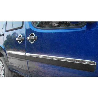 Dørlister, smal model (4 stk., rustfrit stål) Fiat Doblo I 2005–2010 foto 1
