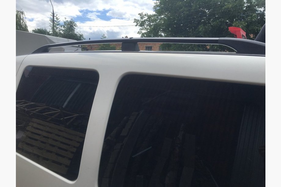 Fiat Doblo I 2005–2010 Sorte tagrælinger Standard base, plastfødder Foto 6