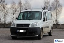 Fiat Doblo I 2005–2010 Frontbeskyttelse ST008 (2 stk., rustfrit stål) foto 2