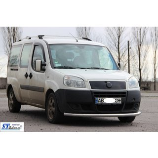 Frontbeskyttelse ST008 (2 stk., rustfrit stål) Fiat Doblo I 2005–2010 foto 3