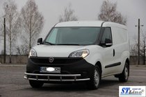 Fiat Doblo II 2010–2022 Frontbøjle ST016-3 (rustfrit stål) 51/51 mm foto 2