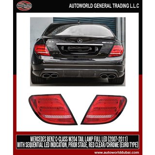 LED baglygter (2007-2011, 2 stk.) Mercedes C-class W204 2007–2015