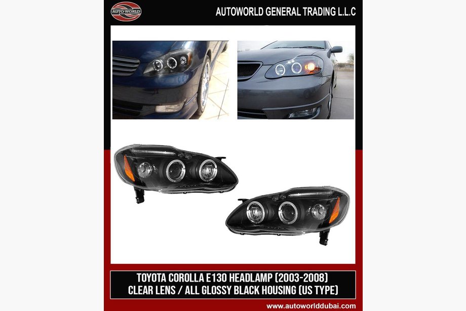 Toyota Corolla 2002–2007 Forlygter (2 stk., LED) Image