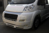 Peugeot Boxer 2006–2025 Front læbespoiler 2006-2013 (smal, til lakering) foto 3