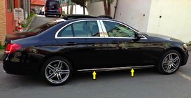 Mercedes E-klasse W213 2016–2023 Krom til dørliste, type 1 (4 stk., rustfrit stål) foto 1
