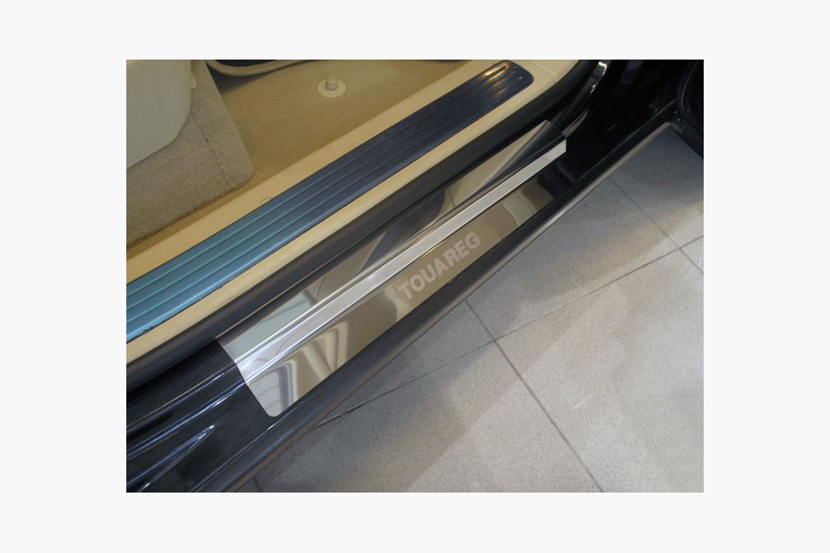 Volkswagen Touareg 2002–2010 Dørtrinslister Nataniko (4 stk., rustfrit stål) Image