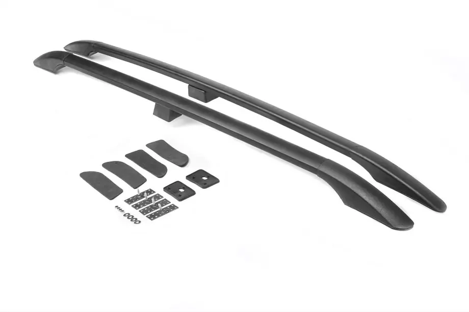 Kia Soul II 2013–2018 Sorte tagrælinger (plastfødder, montering med lim) Image